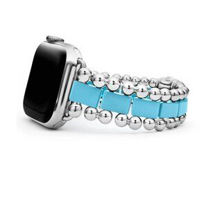 Smart Caviar  Blue Ceramic and Stainless Steel Watch Bracelet-38-45mm from Lagos